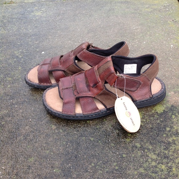 earth spirit men's leather sandals